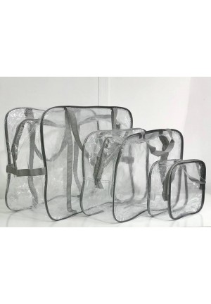 Комплект из 3-х сумок в роддом серый (KS-004)